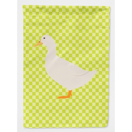 Carolines Treasures American Pekin Duck Green Flag Canvas House BB7686CHF